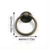 2pcs Circular Single Hole Drawer Handles, Cabinets, Wardrobe Handles,Vintage Alloy Handles