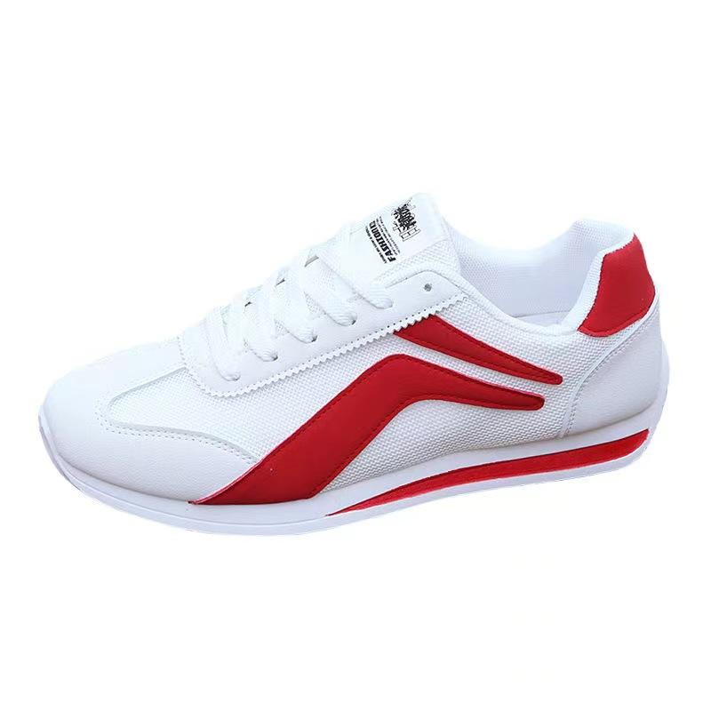 

25 Новые мужские кожаные водонепроницаемые повседневные спортивные туфли трендовые универсальные туфли Форреста Гампа нескользящие износостойкие маленькие белые туфли мужская обувь 44