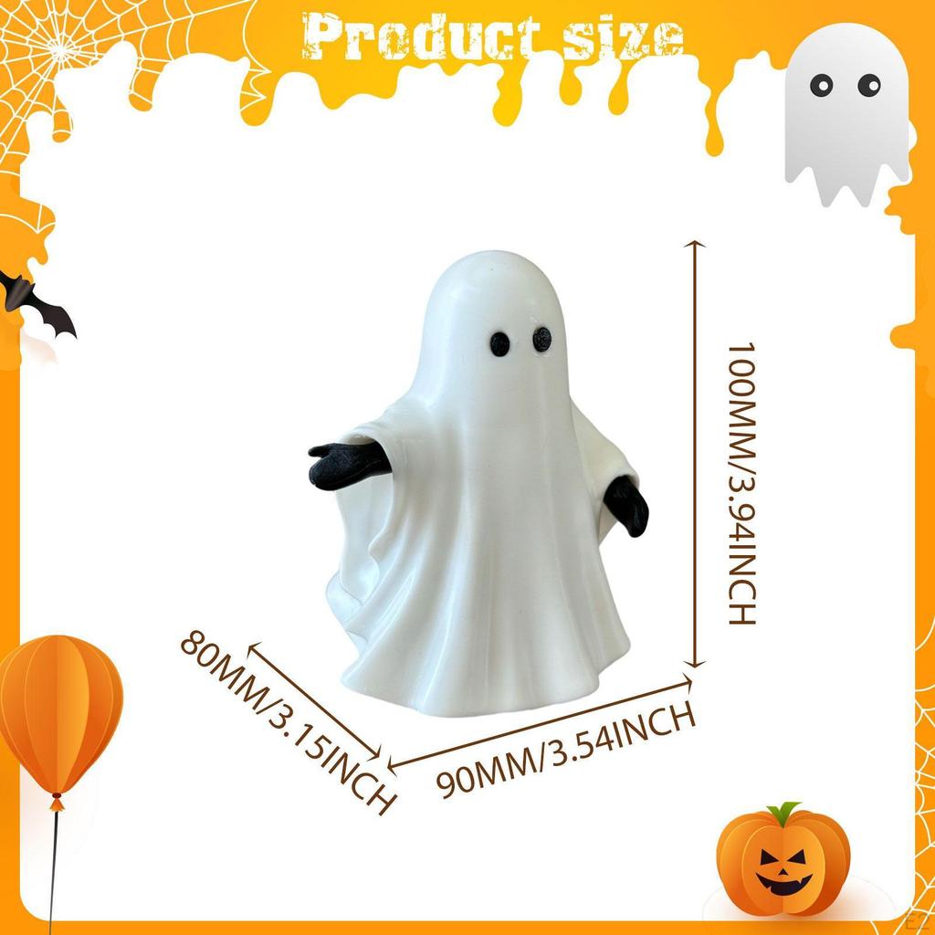 Cute Figurine Halloween Decoration with Light Decorative Lamp Small Statue Home Decor for Party