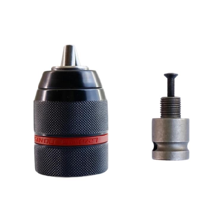Heavy Duty Ratcheting Drill Chucks For Wood Metal Plastic Drilling And Fastening Fit for Various Bit and Accessories