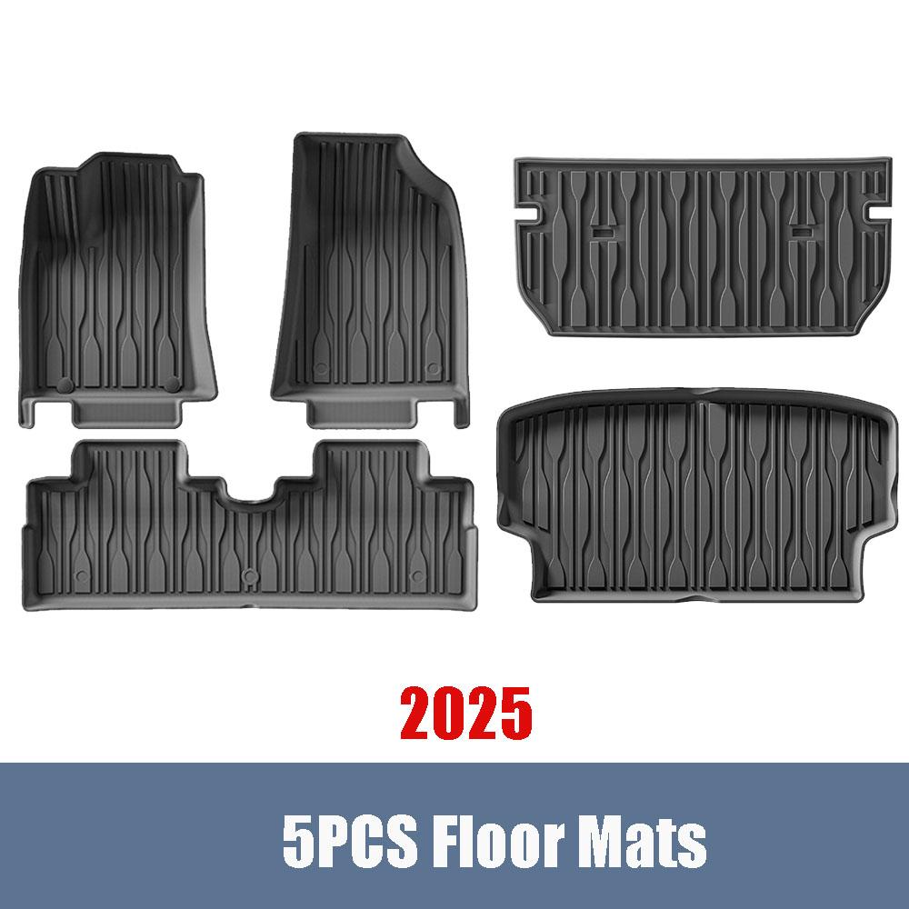 Floor Mats For BYD Dolphin Mini Seagulls EV 2024 2025 Trunk Mats Waterproof Non-slip Carpet Back Seat Protector Boot Liner Tray