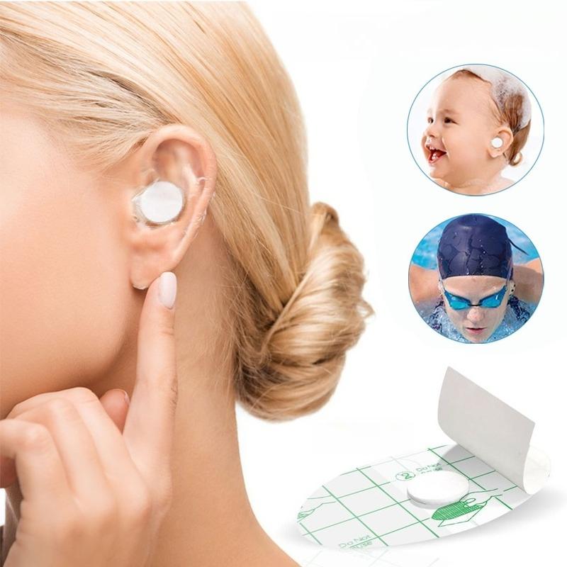 60pcs multifunctional adult baby waterproof ear patch artifact, waterproof earplugs for swimming, hot spring ear care
