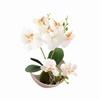 Artificial Butterfly Orchid Bonsai Fake Flower with Tray Home Table Decoration