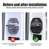 MEA4   Car Silicone Door Lock Cover Protective Cap Stickers Accessories For Mercedes Benz AMG W126 W140 W190 W222 4MATIC W204 W212 W203