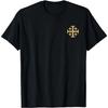 JERUSALEM CROSS FIVE-FOLD CROSS KNIGHT'S TEMPLAR T-Shirt