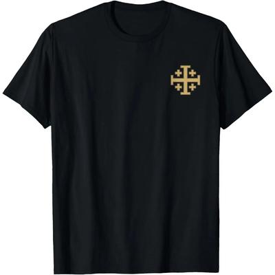 T-shirt Croix de Jérusalem Croix à Cinq Branches Templier