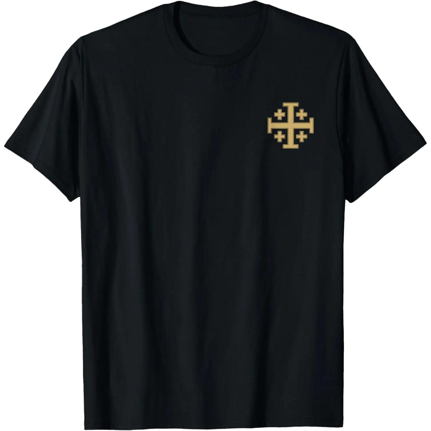 JERUSALEM CROSS FIVE-FOLD CROSS KNIGHT S TEMPLAR T-Shirt S разноцветный