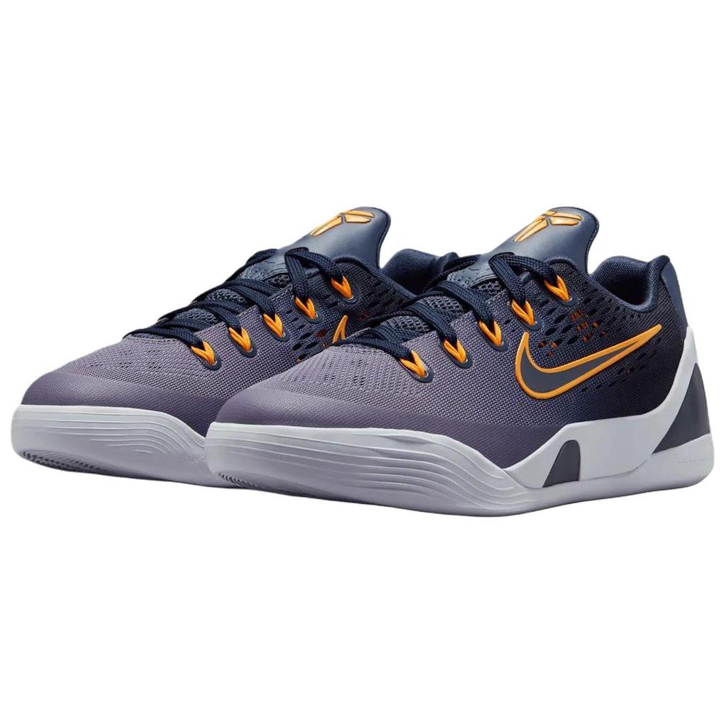 Nike Kobe IX Low EM GS Thunder Blue Laser Orange Unisex Sneakers Black Daybreak IM6641-400
