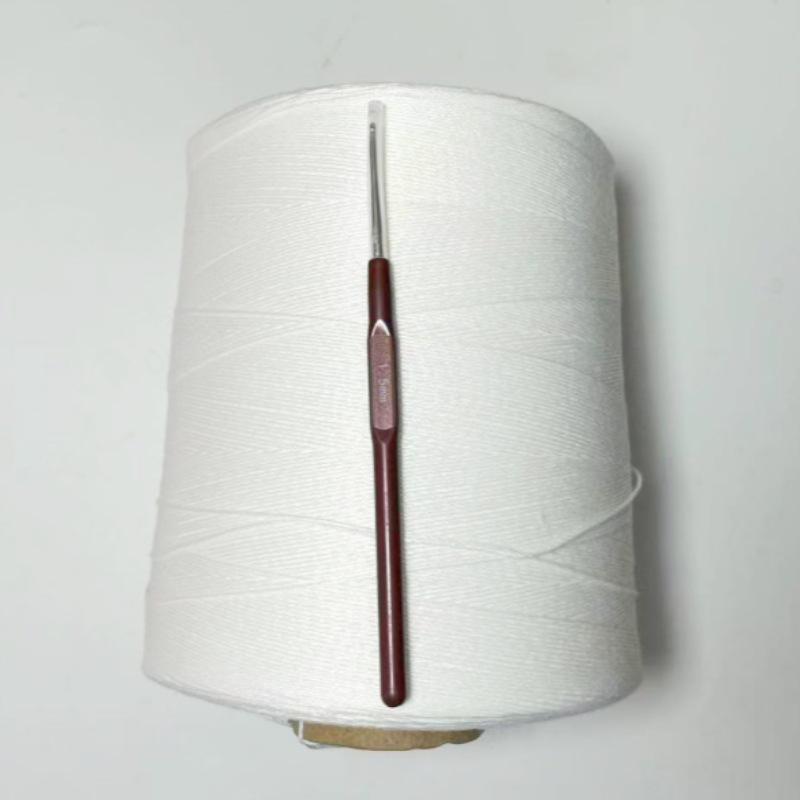 Handmade Pure White Fine Cotton Crochet Curtains, Coasters, Tablecloth & Sofa Towel