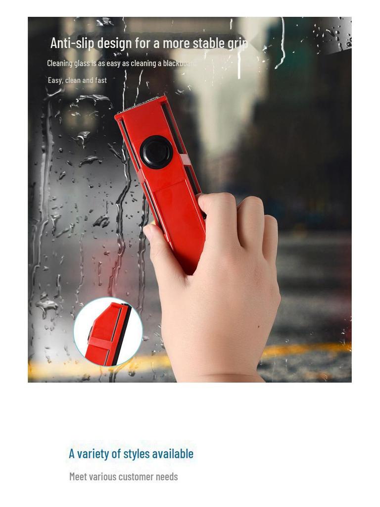 Perie magnetică cu două fețe pentru ștergător de geamuri