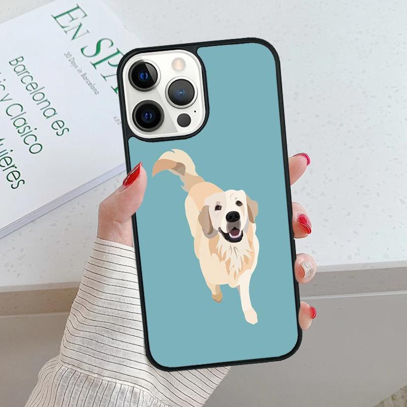 

Cartoon Golden Retriever Dog Phone Case cover For iPhone 17 Air 15 16 16e 14 13 12 11 Pro Max Coque For Apple PLUS fundas iPhone 11pro max