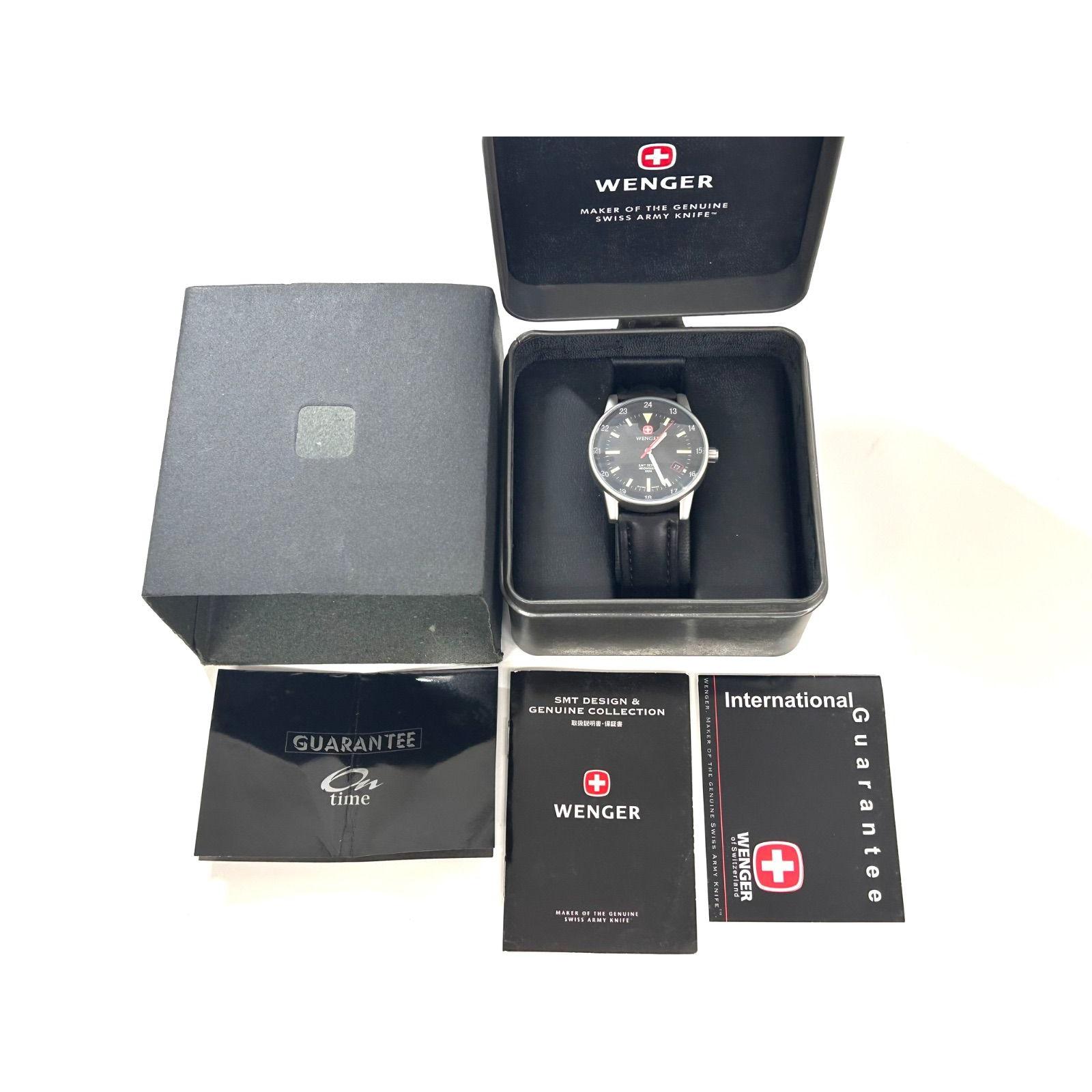 Used WENGER Military Watch Command Soldier SMT DESIGN MECHANICAL