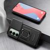 KEYSION Shockproof Armor Case for Redmi 15 169.5mm 171mm Slide Camera Lens Protection Metal Ring Stand Phone Cover for Redmi 5G
