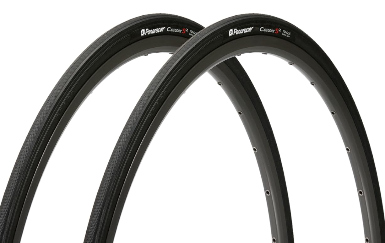 

Panaracer Clincher Tire Category S2 Simple Packaging Set of 2 Black Road Cross City Long [700×23C] F723-CATS-B2-2P (For Bike, Bike/Commuting, Riding,