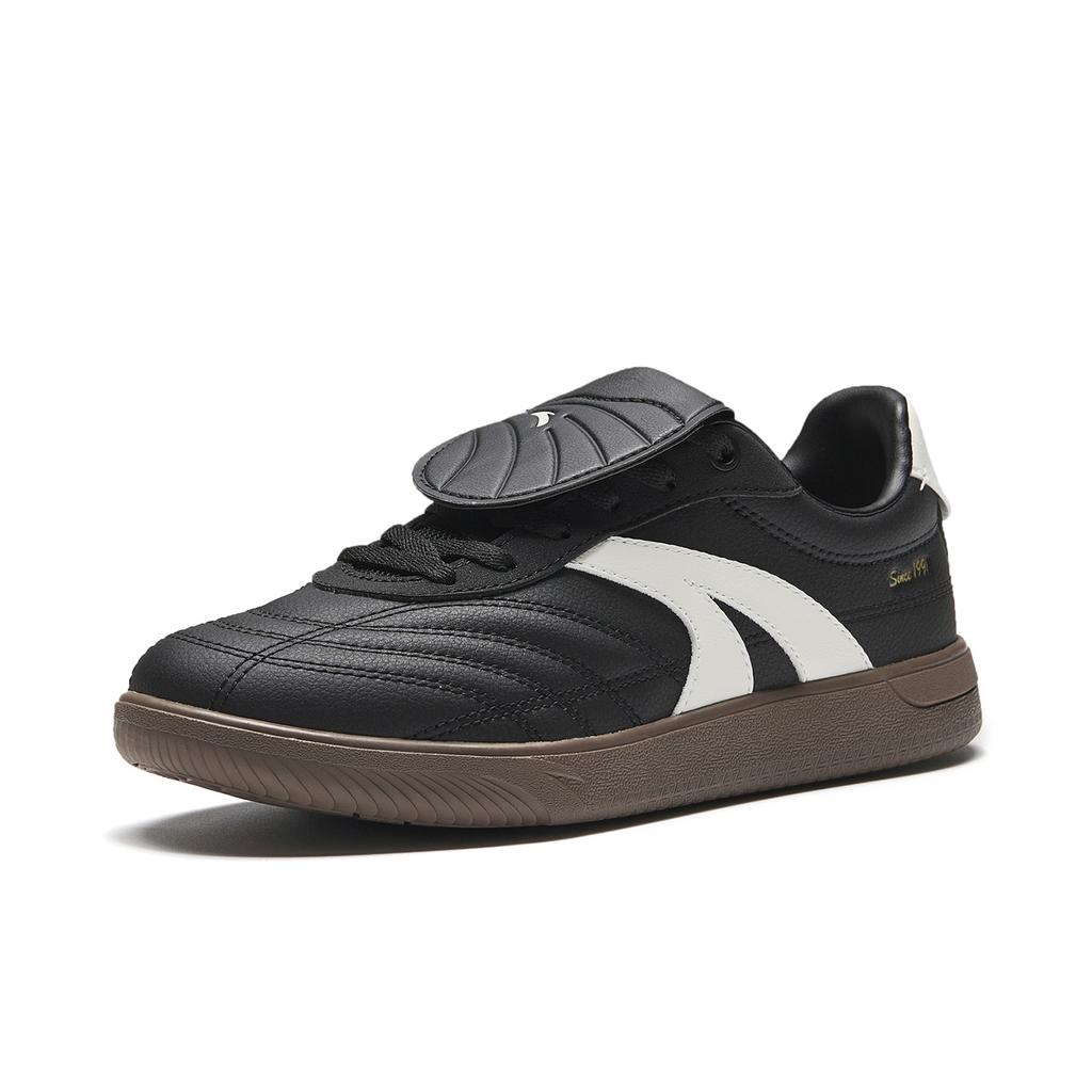 Anta Flap Shoe Skateboard Shoes Women's Basic Black/Ivory White 922628069-6