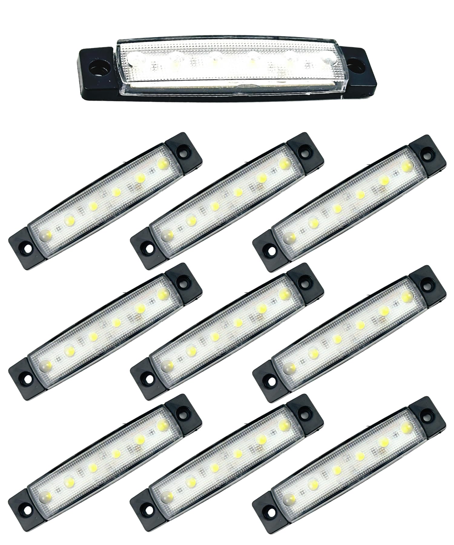 

Светодиодный габаритный фонарь HTharros 12V 24V Совместимый Белый 6-проводной белый