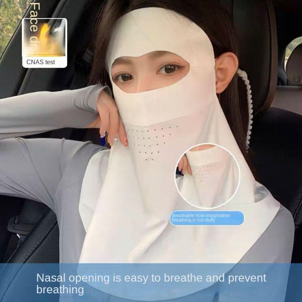 

Защита от ультрафиолета Спортивная маска для защиты от солнца Ice Silk Mask Neck Gaiter Anti-UV Mask