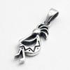 Native American Indian Kokopelli Silver 925 Pendant Women's Men's