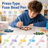 Handheld Press-Type Fuse Bead Pen 2in1 Perler Bead Placement Pen Storable Bead Pen  Handmade Craft