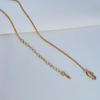 Elegant Sun Pattern Square Pendant Necklace for Women