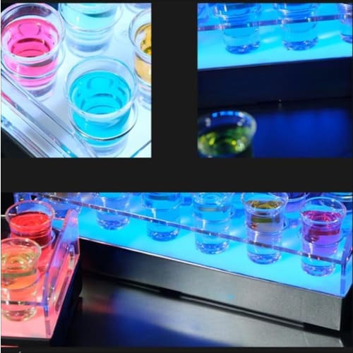 Tequila Globe LED Liquor Bottle Display Shelf, Stylish Globe Shape, Creates a Chic Atmosphere, Cocktail Glass Holder, LED Liquor Glass Rack, Tequila F