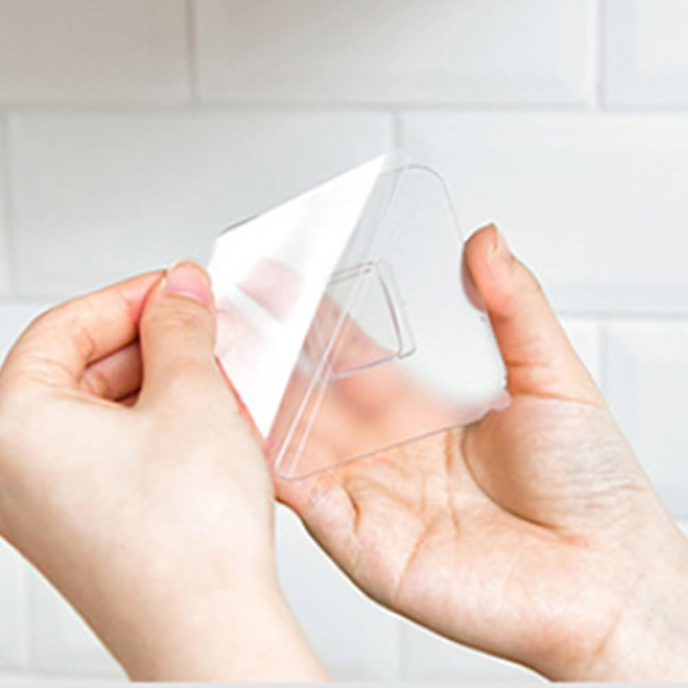 4 Pieces Traceless Adhesive for 360°Rotating Kitchen Utensil Hooks,360° Rotating Kitchen Utensil Hook Accessories,Self-Adhesive Accessories for