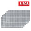 6PCS Classic Base Plate 32x32 16x32 Dots Baseplate Bricks DIY Assembly ABS Plastic Building Blocks Compatible Brand Figures City