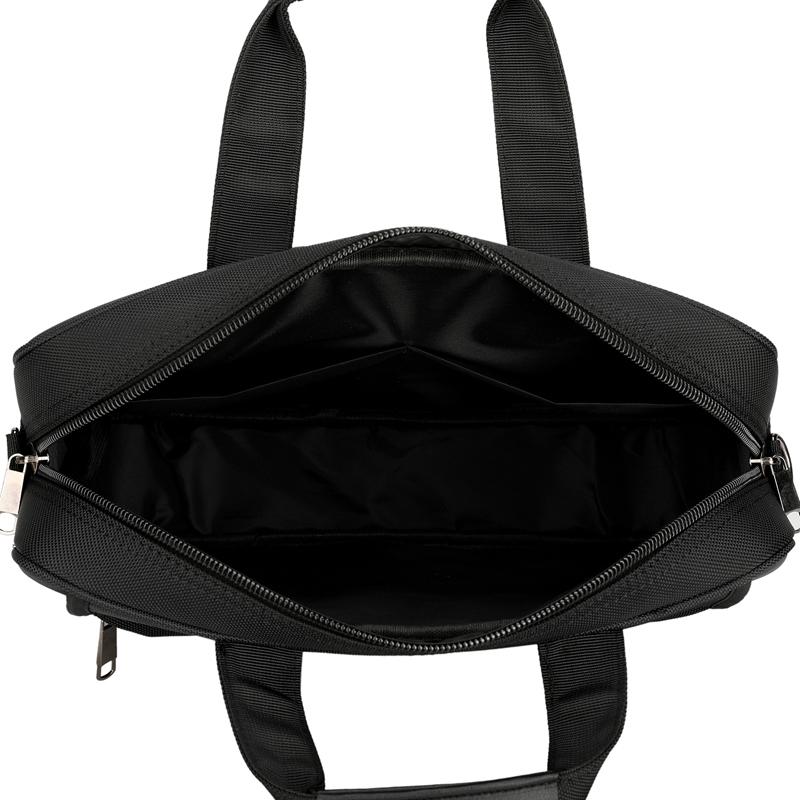 Men's shoulder bag Handbag shoulder laptop bag Large capacity Business leisure Office file bag Portable