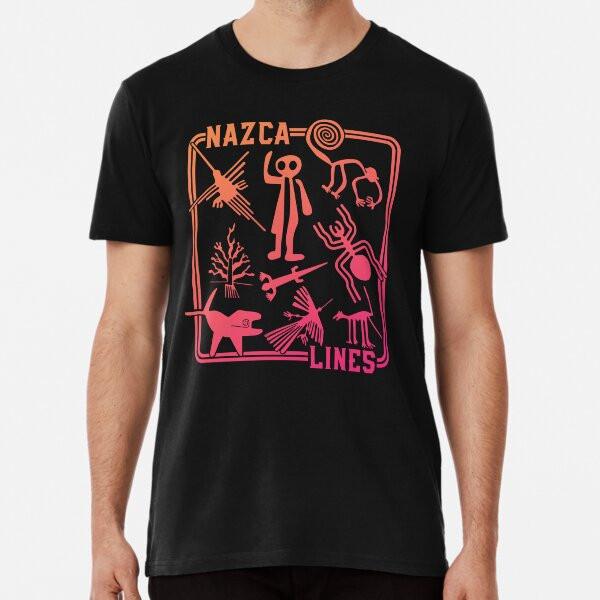 

Nazca Lines - Colorful Gradient Geoglyph Mon S to 5XL Made in the AU/USA T-Shirt S
