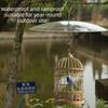 UV Protection Umbrella Bird Feeder Clear Dome Hanging Bird Feeder Baffle  Balcony Garden