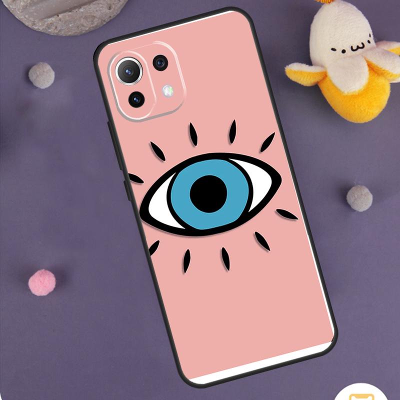 Big Eyes Cartoon Pattern Case For Xiaomi 15T 13T 14T Pro 14 15 Ultra 17 Pro Max POCO X7 X6 X5 F5 F6 F7 F8 Pro Cover