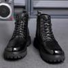 Fashion Italian Ankle Boots Winter Work Boots Men's Business Boots Wear-resistant Soles Men's Casual Boots Cold Resistant Cotton Boots
