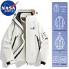 NASA MARVEL Men's Loose Fit Three-in-One Hooded Outdoor Jacket