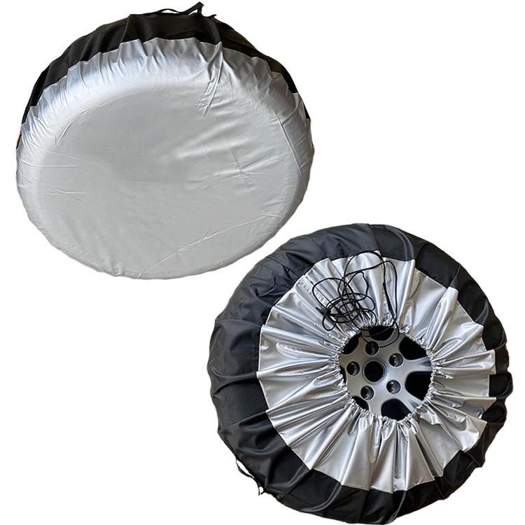 Waterproof 420D Oxford Car Spare Tire Cover, Sunscreen & Protection