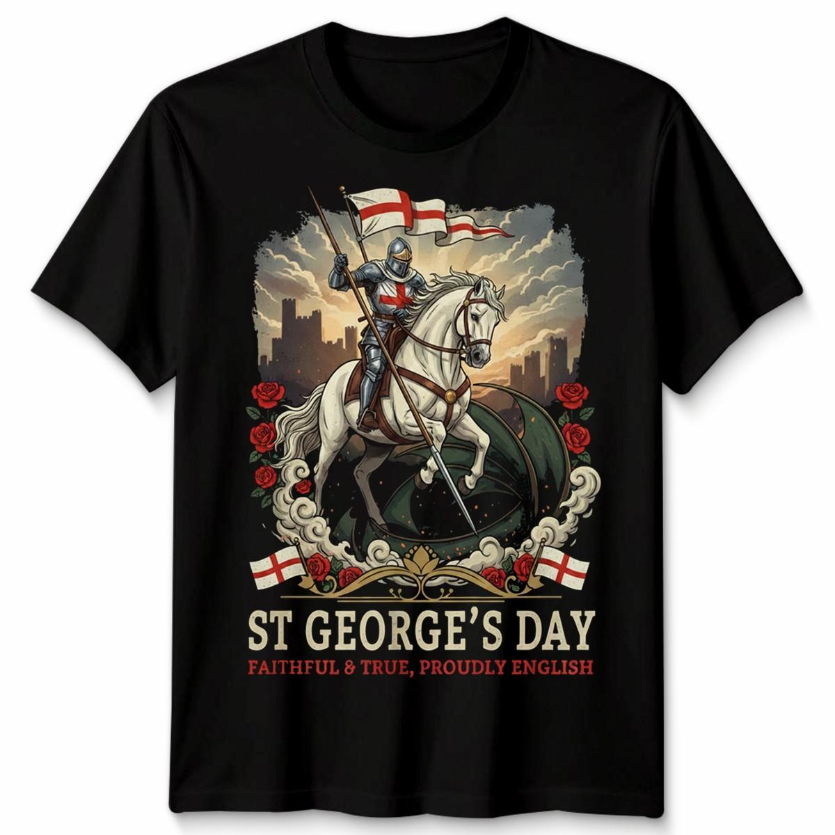 St Georges Day Novelty English Flag Unisex Tshirt Outfit Idea S разноцветный