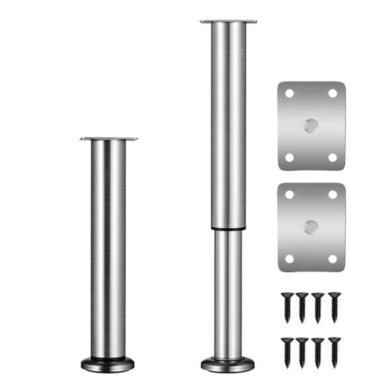 

Надміцні регульовані меблеві ніжки 15 см Сталева кругла основа Вантажопідйомність 250 кг для дивана, шафи, столу