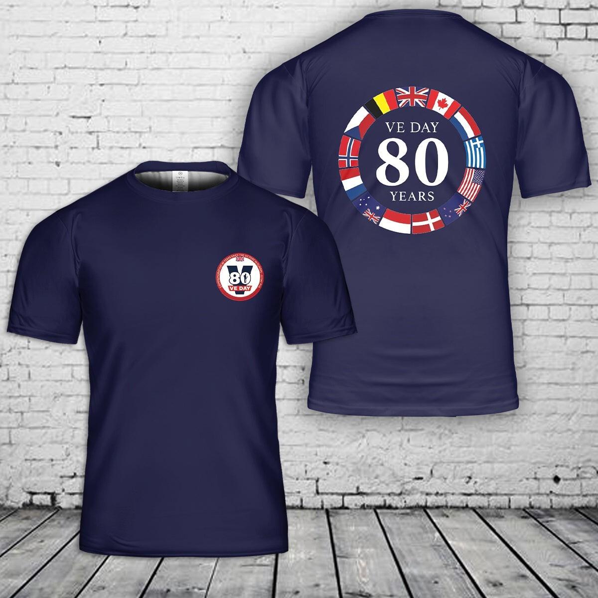 VE Day 80th anniversary 3D T-Shirt M