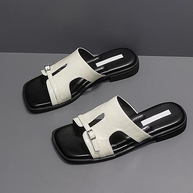 

Fashion Women Slippers Flats Casual Shoes Cozy Summer Woman s Sandals 2025 Dress Fashion Flip Flops New Slides Brand Sandalias De Mujer 35 бежевый