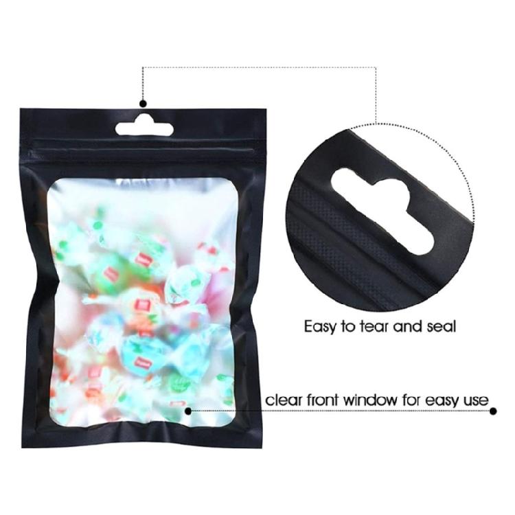 100Pcs Self Closing Bags for Gift Packaging Sealable Clear Jewelry Storage Pouches Small Item Organization Supplies