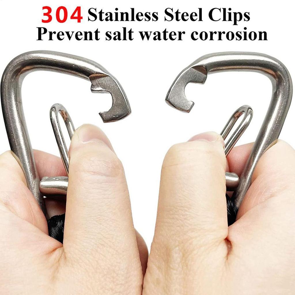 Heavy Duty Boat Dock Lines 3.94-5.58 Feet, Canoe Kayak Tubing Tow Rope For Docking Boating Waterskiing Fishing Swimming Snorkel