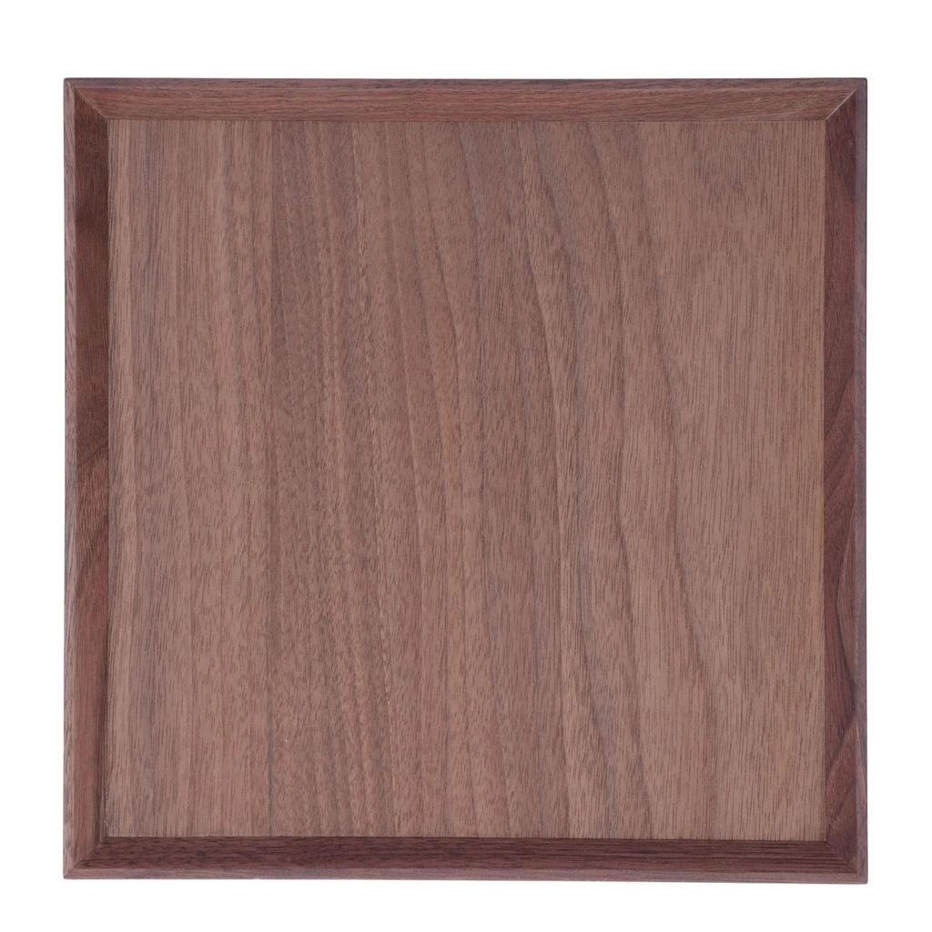 Holztablett Quadratische Form Schwarznuss Retro Klassischer Chinesischer Stil Dekorative Serviertablett für