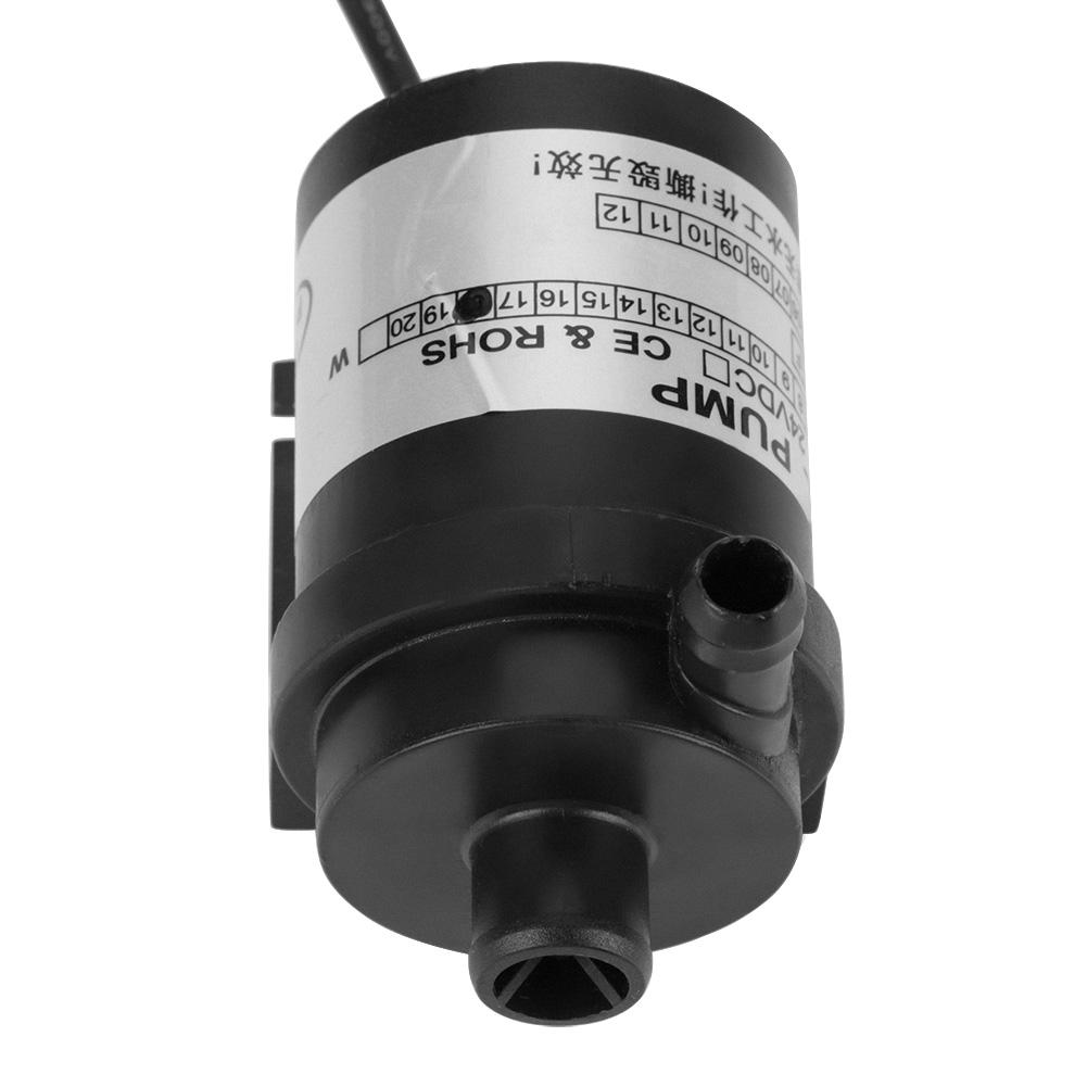 DC 12V 18W Black High Temperature Resistance Circulation Low Noise Brushless Water Pump