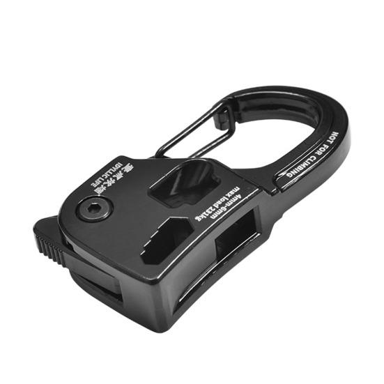 2/4 Stück Seilspanner Outdoor Rucksacktouren Wandern Camping Abspannleine Seilspanner Strapazierfähige Aluminiumlegierung Selbstverriegelnder Seilspanner