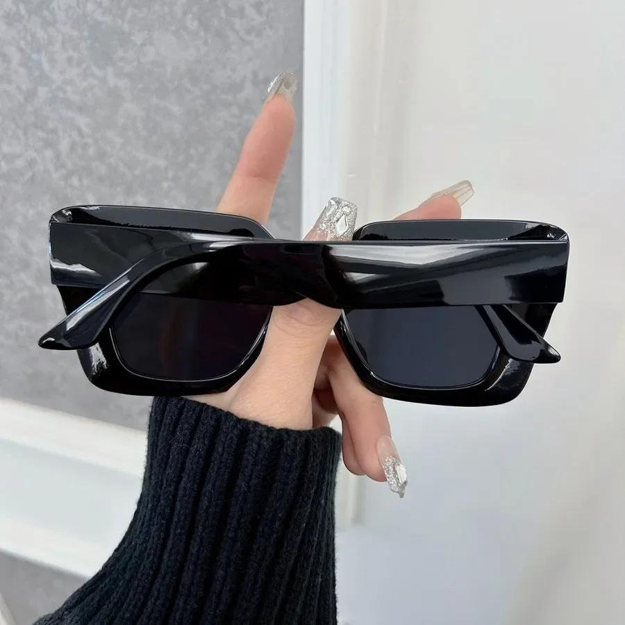 Vintage Square Sunglasses Women Men Cool Mirror Lens Stylish Sun Glasses Female Male Personality Colors