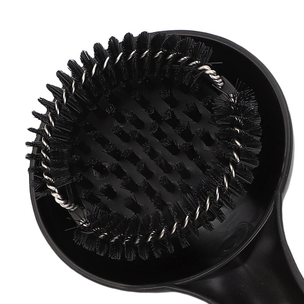 Curved Head Coffee Machine Cleaning Brush Nylon Bristle Nylon Bristle Brush  For Grouphead Washing