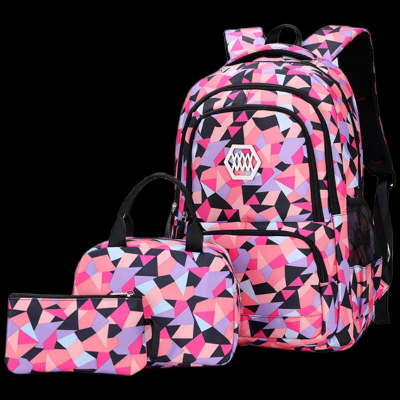 

Li Shen Lightweight Decompression School Backpack (3-Piece Set)