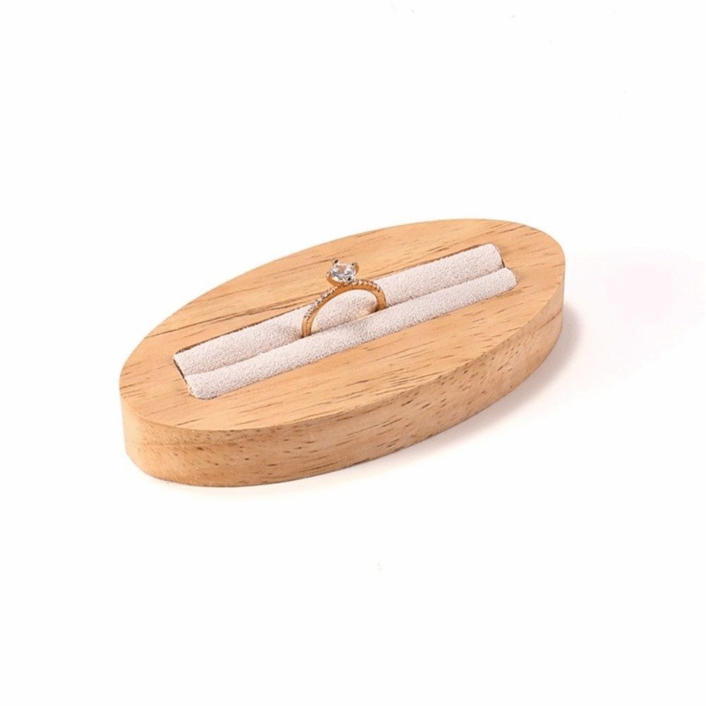 Ovales Schmuck-Display-Requisit Kompaktes Design Schmuckständer Ring Ohrring-Display Schmuckaufbewahrung