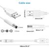Usb To DC5V Power Cord Multifunctional with DC5.5x2.1  5.5x2.5 4.0x1.7 8pcs Plugs 8-In-1 USB toDC Charging Cable