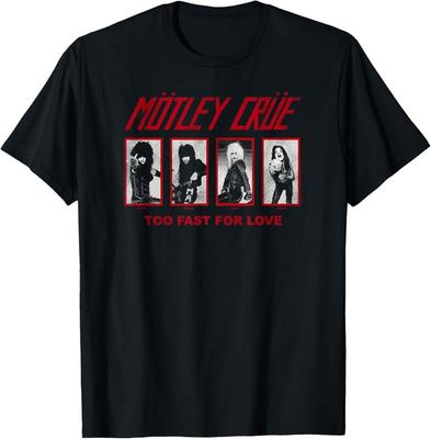 Mötley Crüe – 81 Too Fast For Love Group Grid T-Shirt