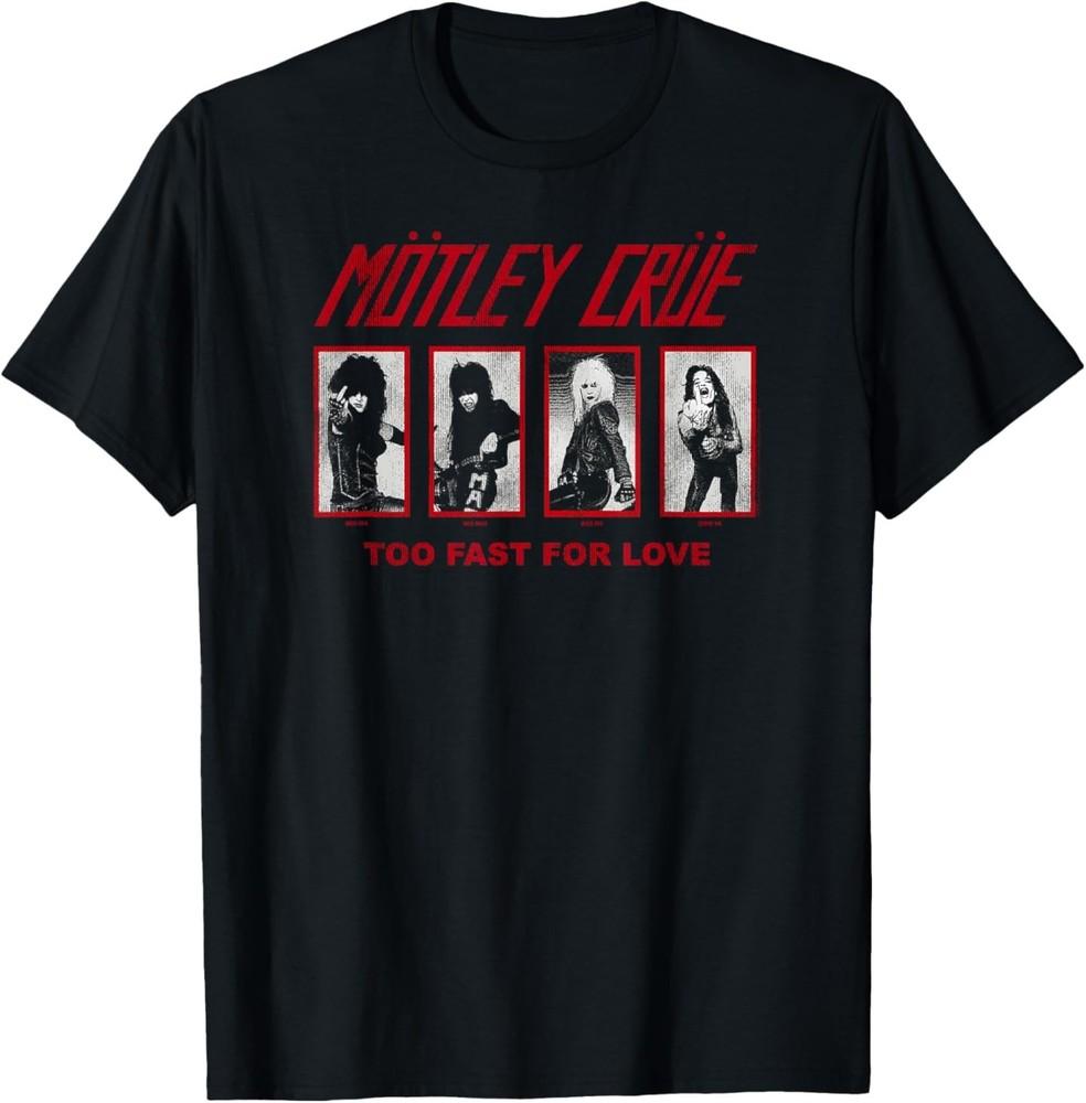 Mötley Crüe – 81 Too Fast For Love Group Grid T-Shirt